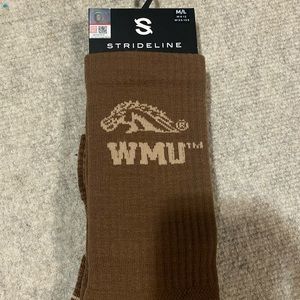 NCAA official Strideline socks - WMU - great athletic socks. Comfortable grip